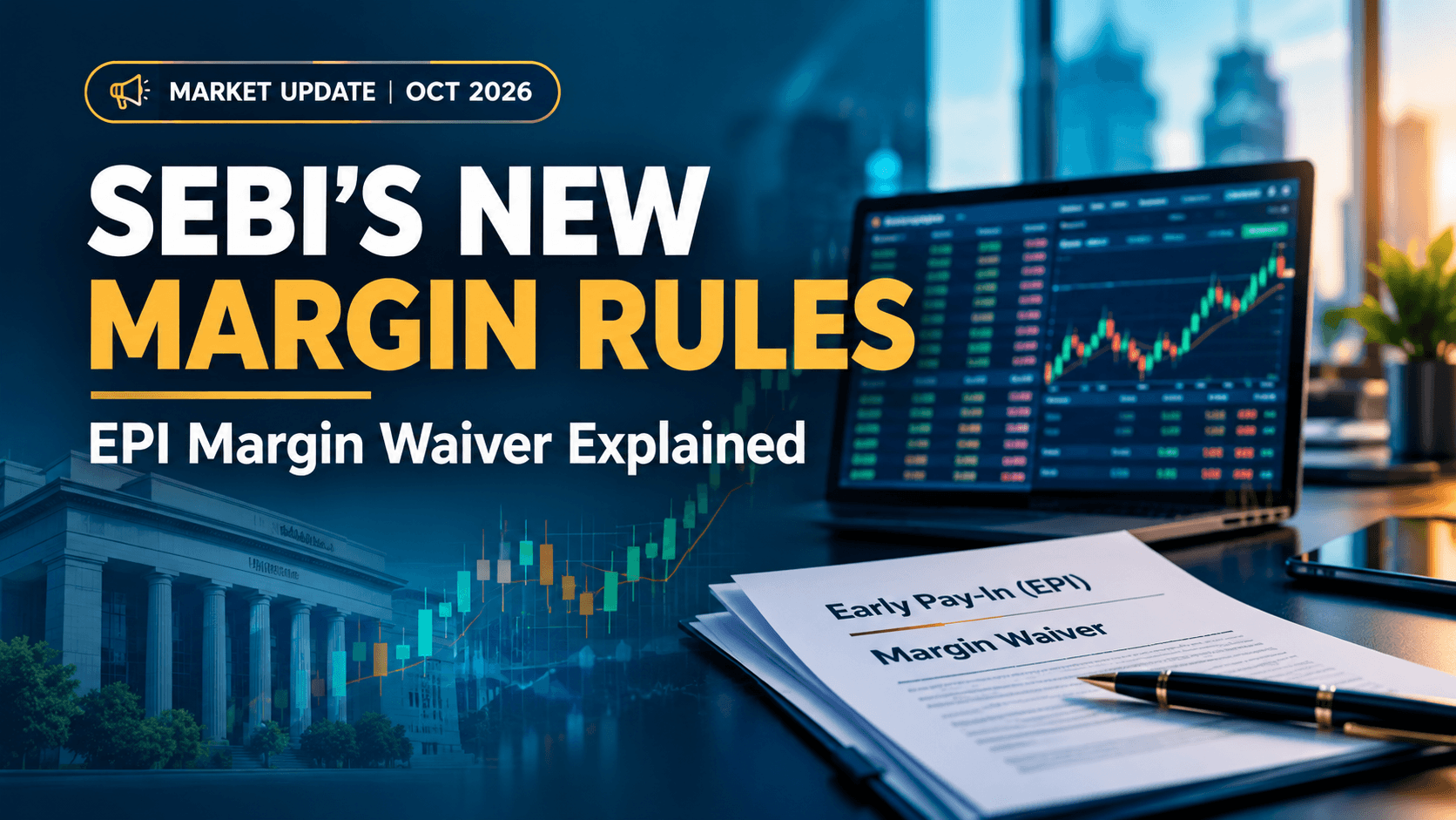 SEBI Introduces New Margin Waiver Rules After Early Pay-In (EPI)