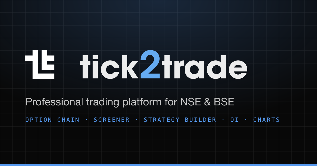 Paper Chain Layout SENSEX Option Chain Β· Live OI, PCR & Greeks Β· Tick2Trade